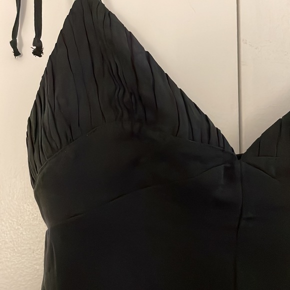 Zara Black Romper with adjustable shoulder straps ties in Size Medium - Picture 6 of 17